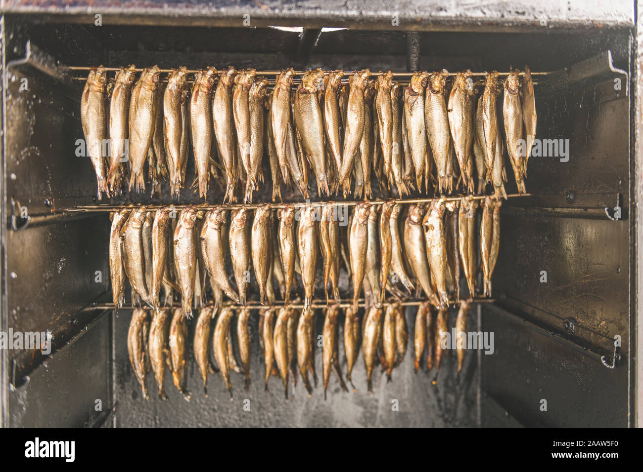 Fish Smoking Hanging High Resolution Stock Photography and Images Alamy