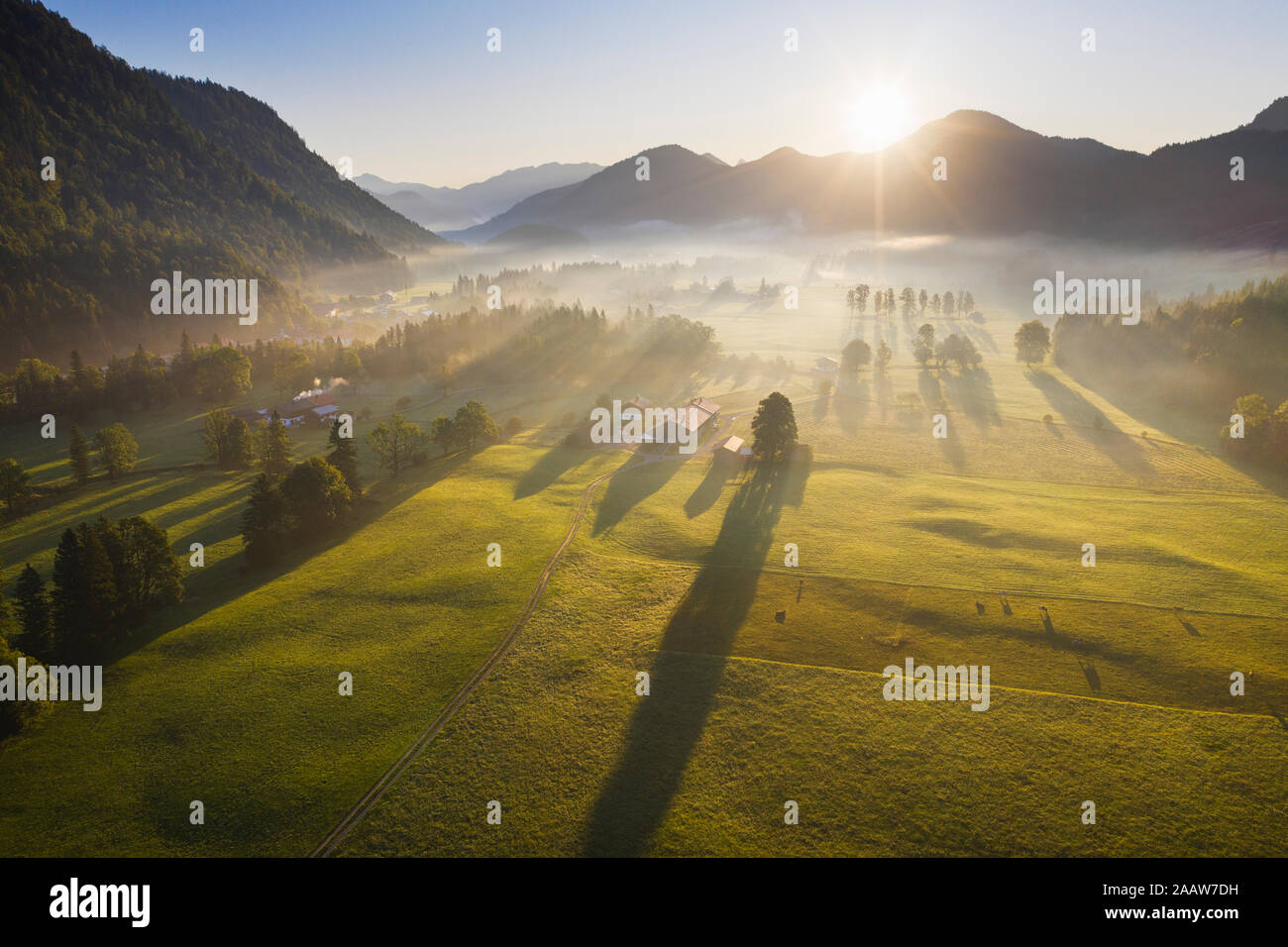 Bavaria aerial farm not animal hi-res stock photography and images - Alamy