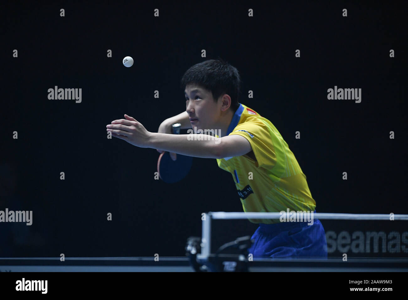 Tampines Walk Singapore 24th Nov 2019 Tomokazu Harimoto Jpn Nov 24 2019 Table Tennis Match 28 Tomokazu Harimoto Jpn Vs Xin Xu Chn At T2 Diamond 2019 Singapore At Tampines Walk