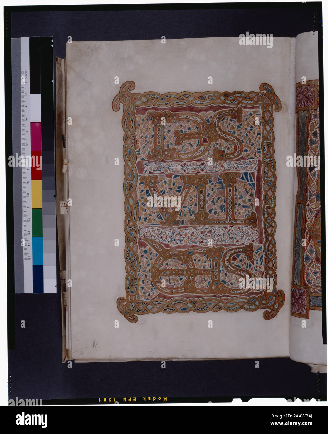 Elaborate Text Page In Gold Purple And Green Sequentia Sancti Listed In De Ricci Seymour Census Of Medieval And Renaissance Manuscripts In The United States And Canada New York N Y H W Wilson