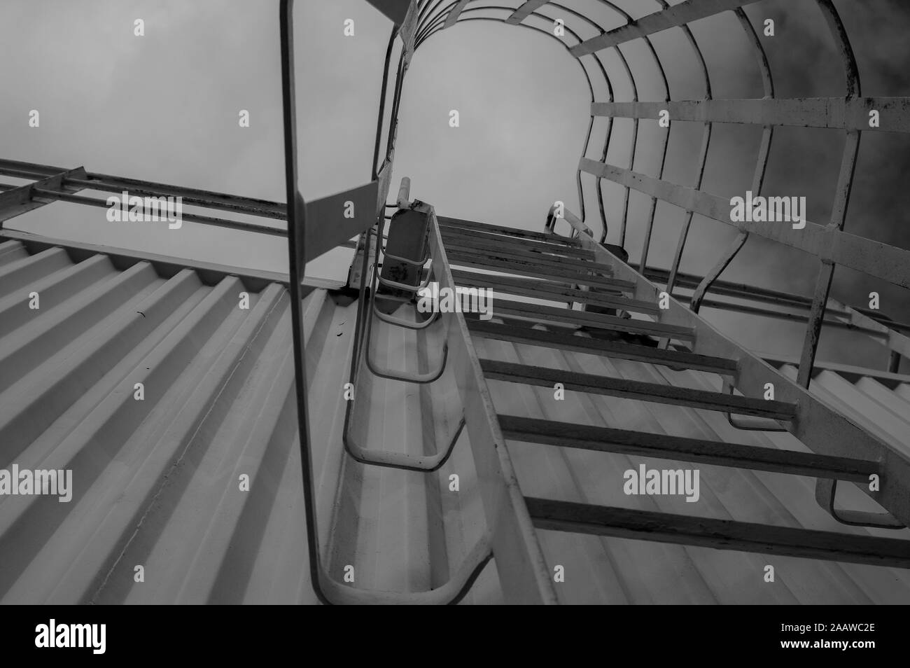 Bunker stairs Black and White Stock Photos & Images - Alamy