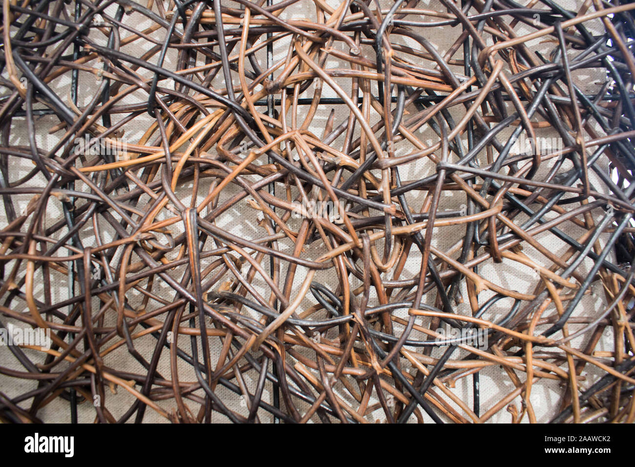 Sticks glued together texture and pattern Stock Photo - Alamy
