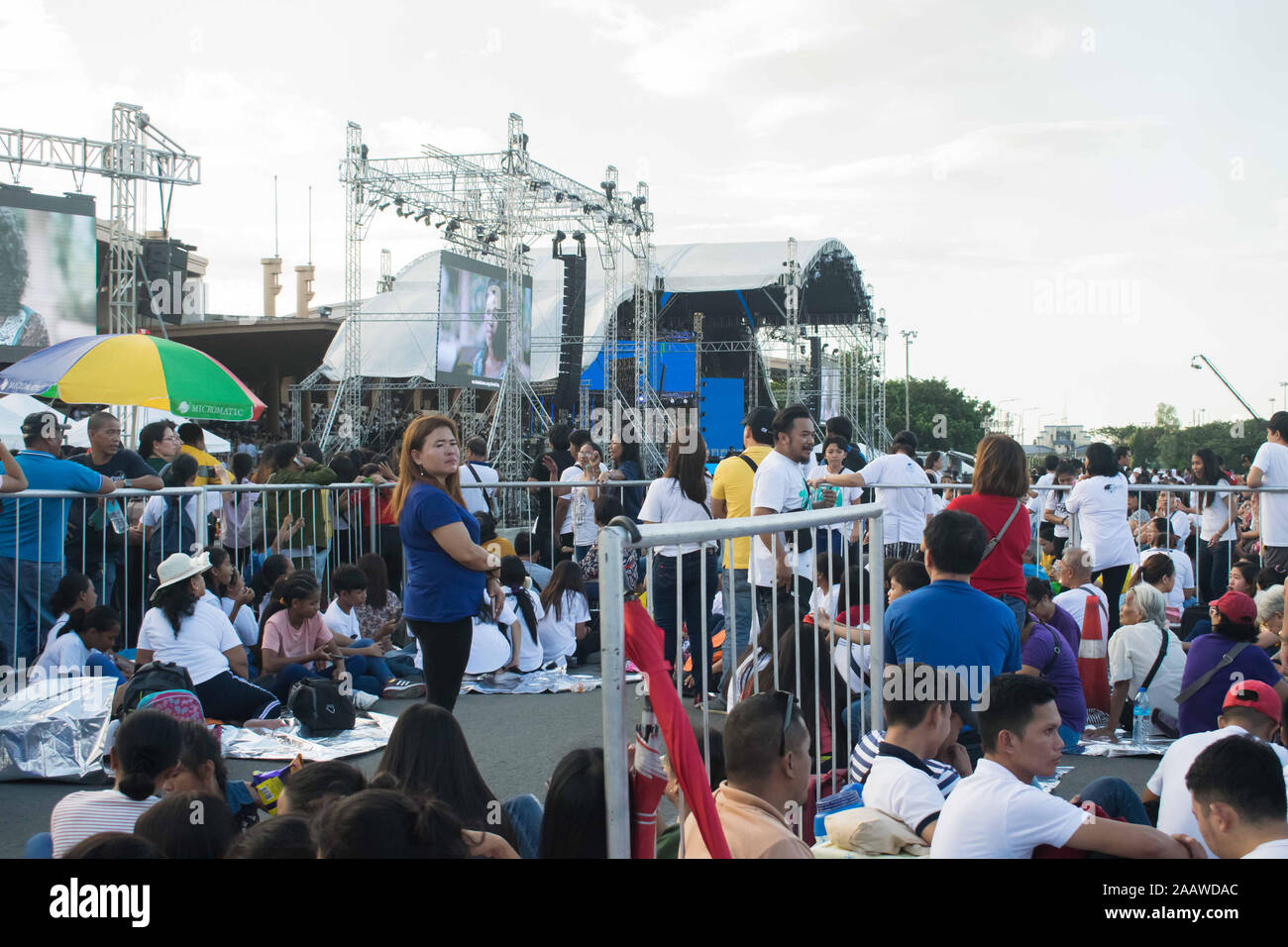 OCT. 26, 2019MANILA PHILIPPINES Huge crowd at the Intramuros in
