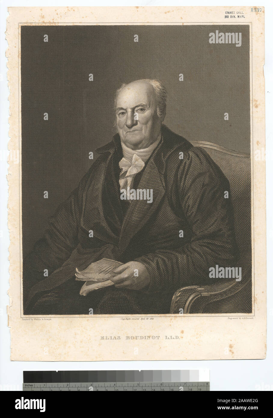 Elias Boudinot, LLD EM1337; Elias Boudinot, LL.D Stock Photo Alamy