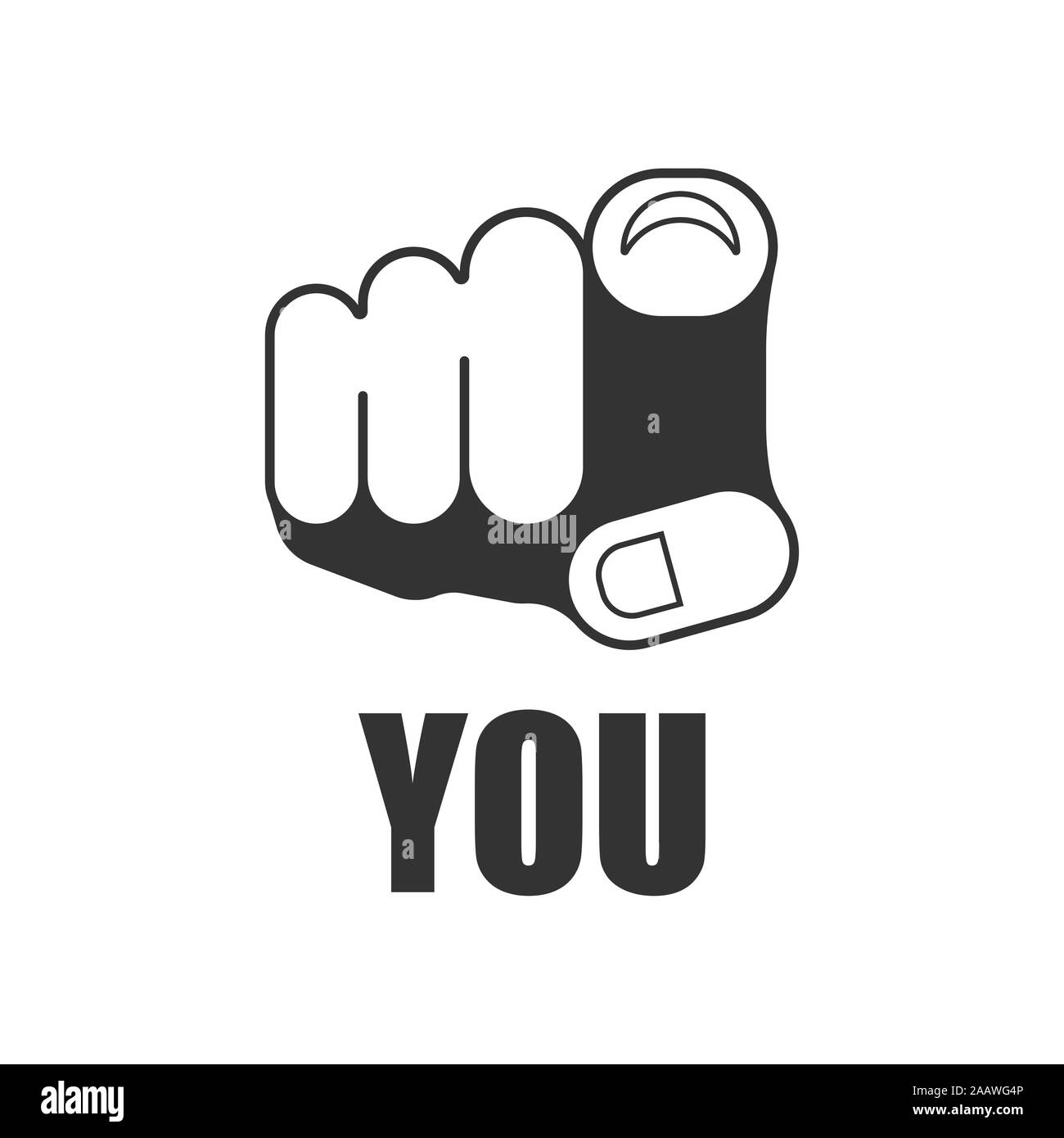 Finger Point Icon In Flat Style Hand Gesture Vector Illustration On White Isolated Background You Forward Business Concept Stock Vector Image Art Alamy Finger Point Icon In Flat Style Hand Gesture Vector Illustration On White Isolated Background You Forward Business Concept Stock Vector Image Art Alamy