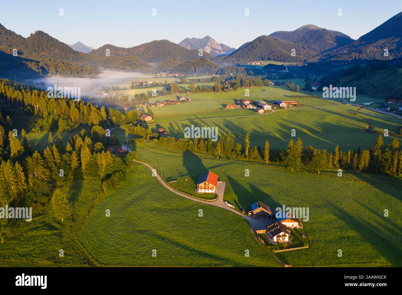 Bavaria aerial farm not animal hi-res stock photography and images - Alamy