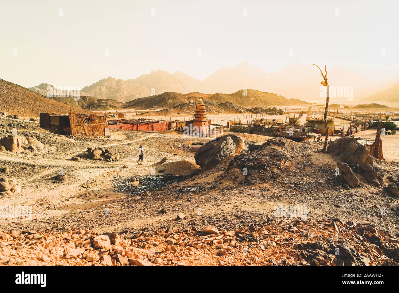 Egypt, landscape of Eastern Desert Stock Photo