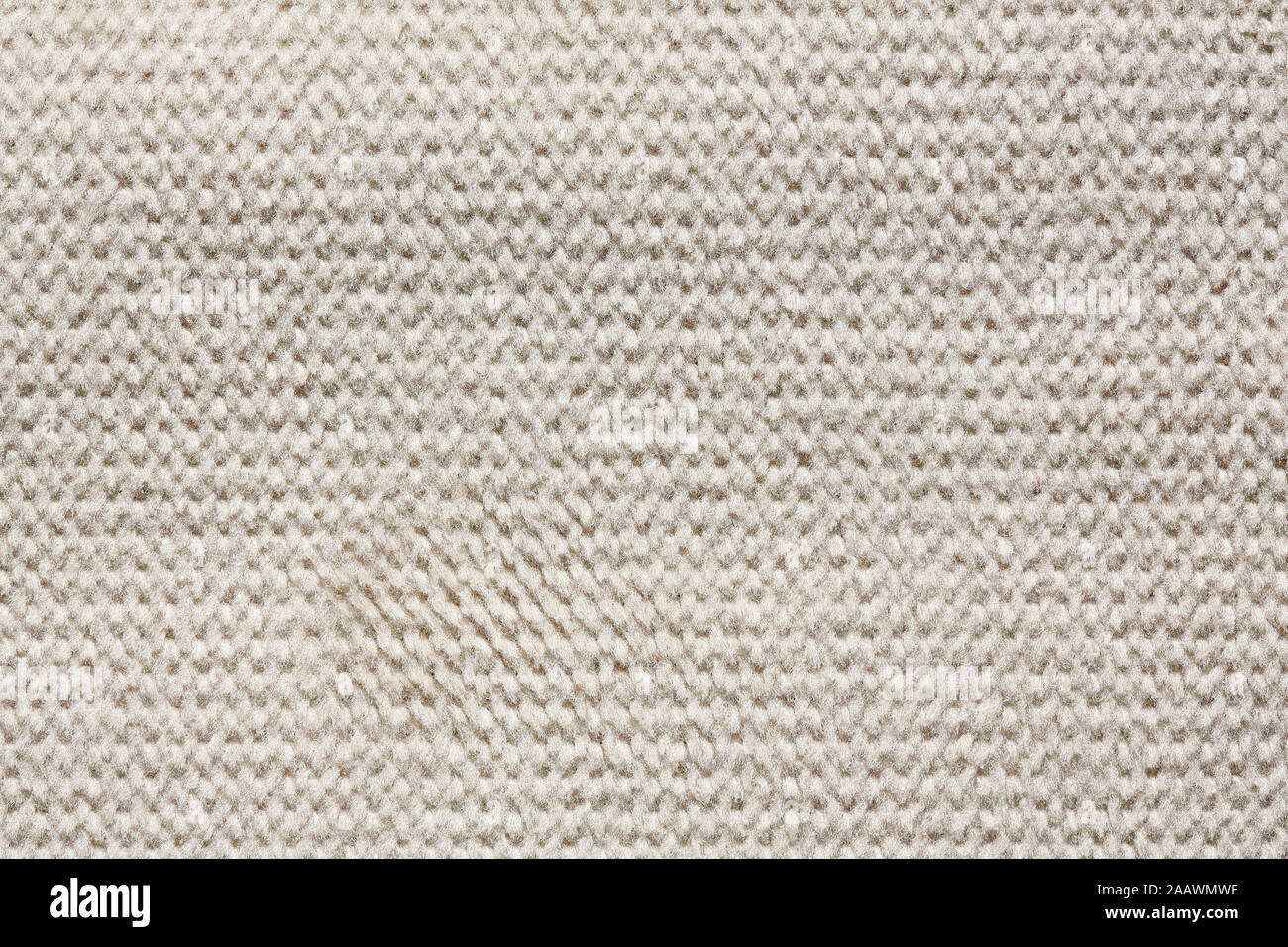 Knitted material background in light tone. Superlative dark leatherette texture. Stock Photo