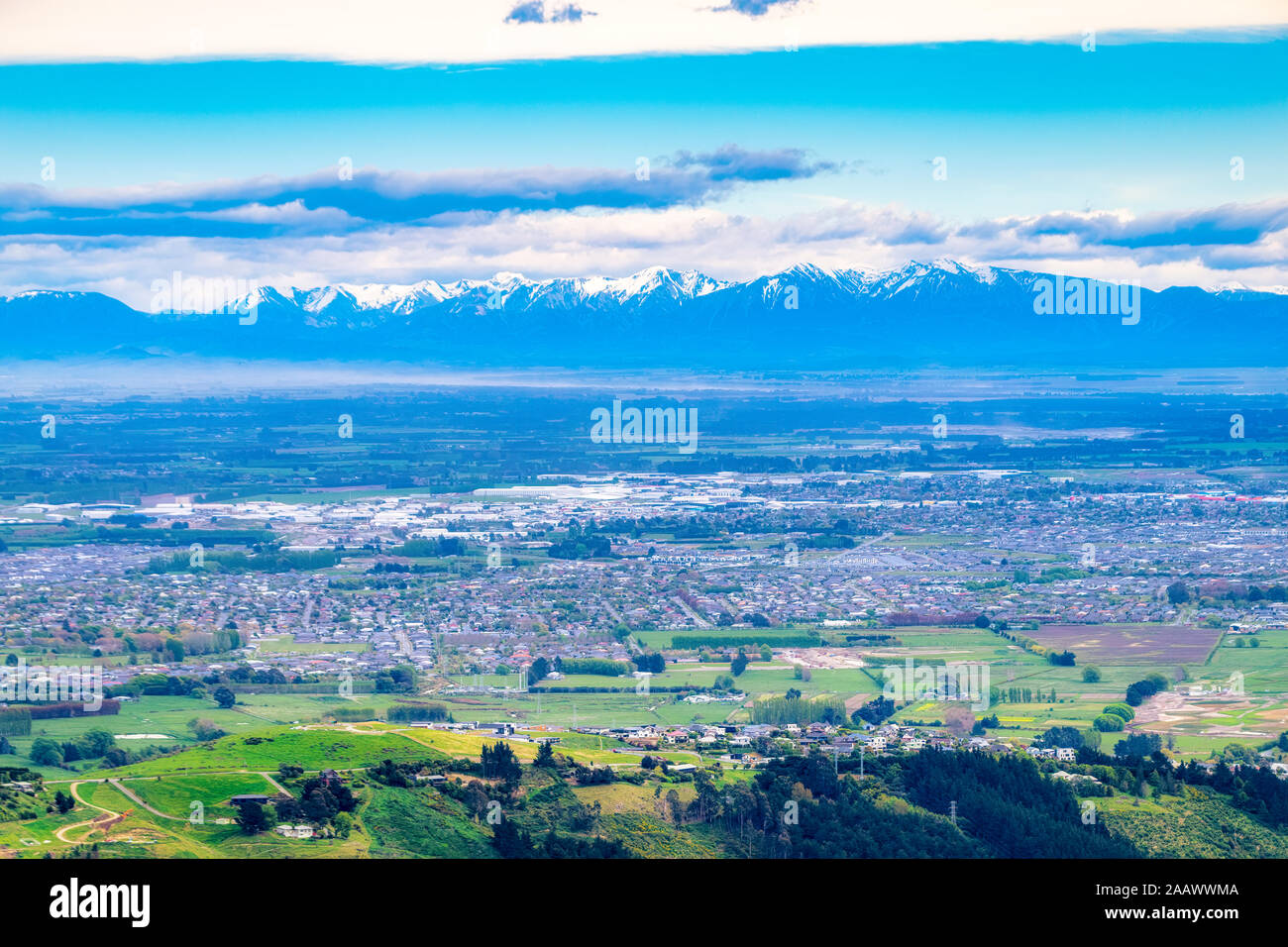 Christchurch, Canterbury, South Island, New Zealand Stock Photo