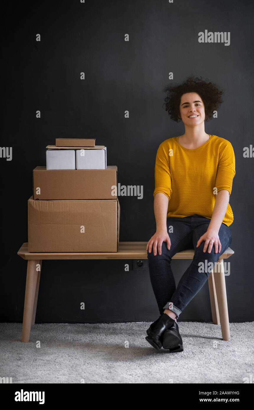 Young woman starting up a small business Stock Photo