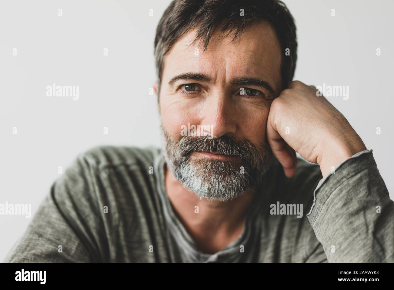 Portrait of mature man Stock Photo