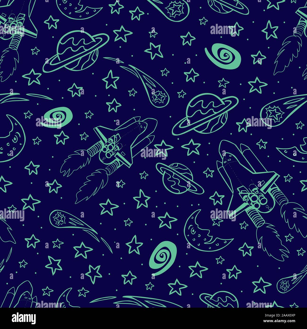 space wrapping paper