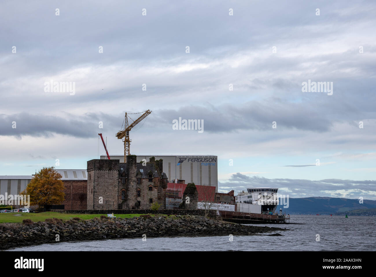 Port Glasgow, Inverclyde / Scotland 12/11/2019 Ferguson Marine