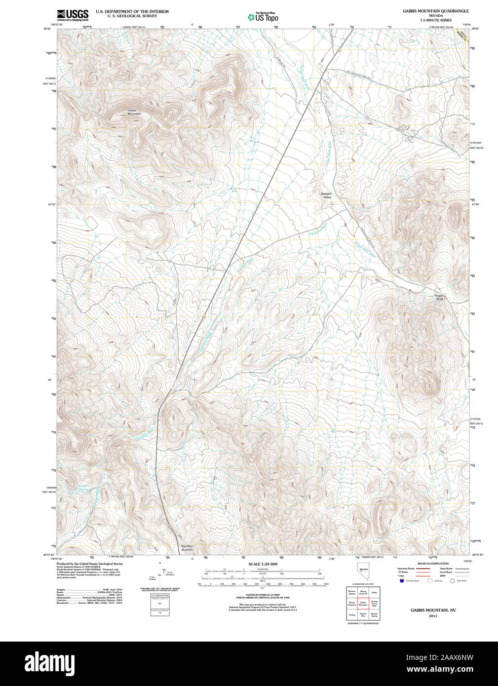 Map of gabbs Cut Out Stock Images & Pictures Alamy