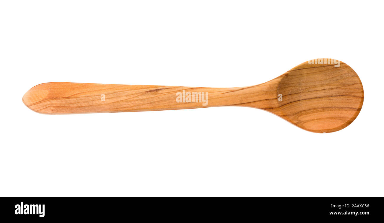 Wooden spoon isolated on a white background with clipping path Stock ...