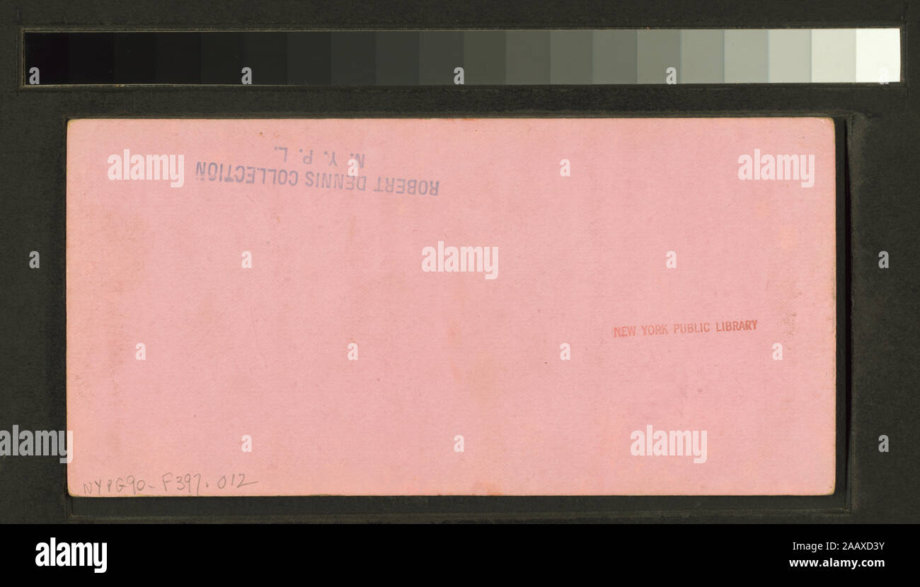 Falls of Pigeon River with rainbow photographed by B.F. Childs.; Falls