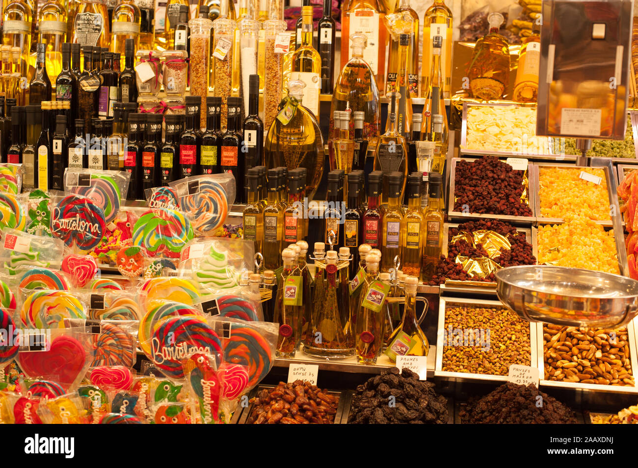 Market in Barcelona Stock Photo