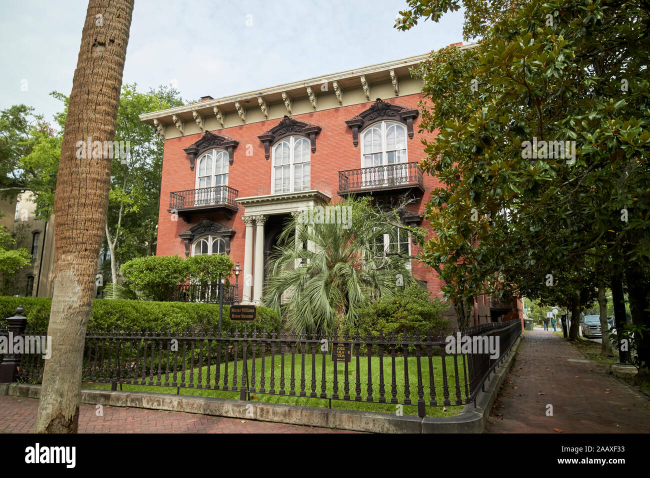 mercer williams house museum savannah georgia usa Stock Photo