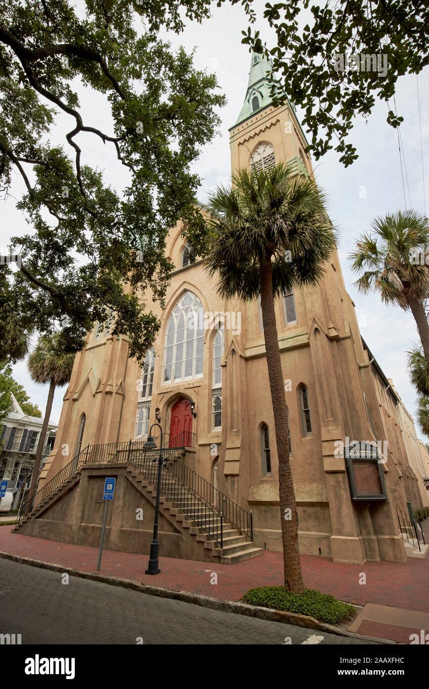 wesley monumental united methodist church savannah usa Stock