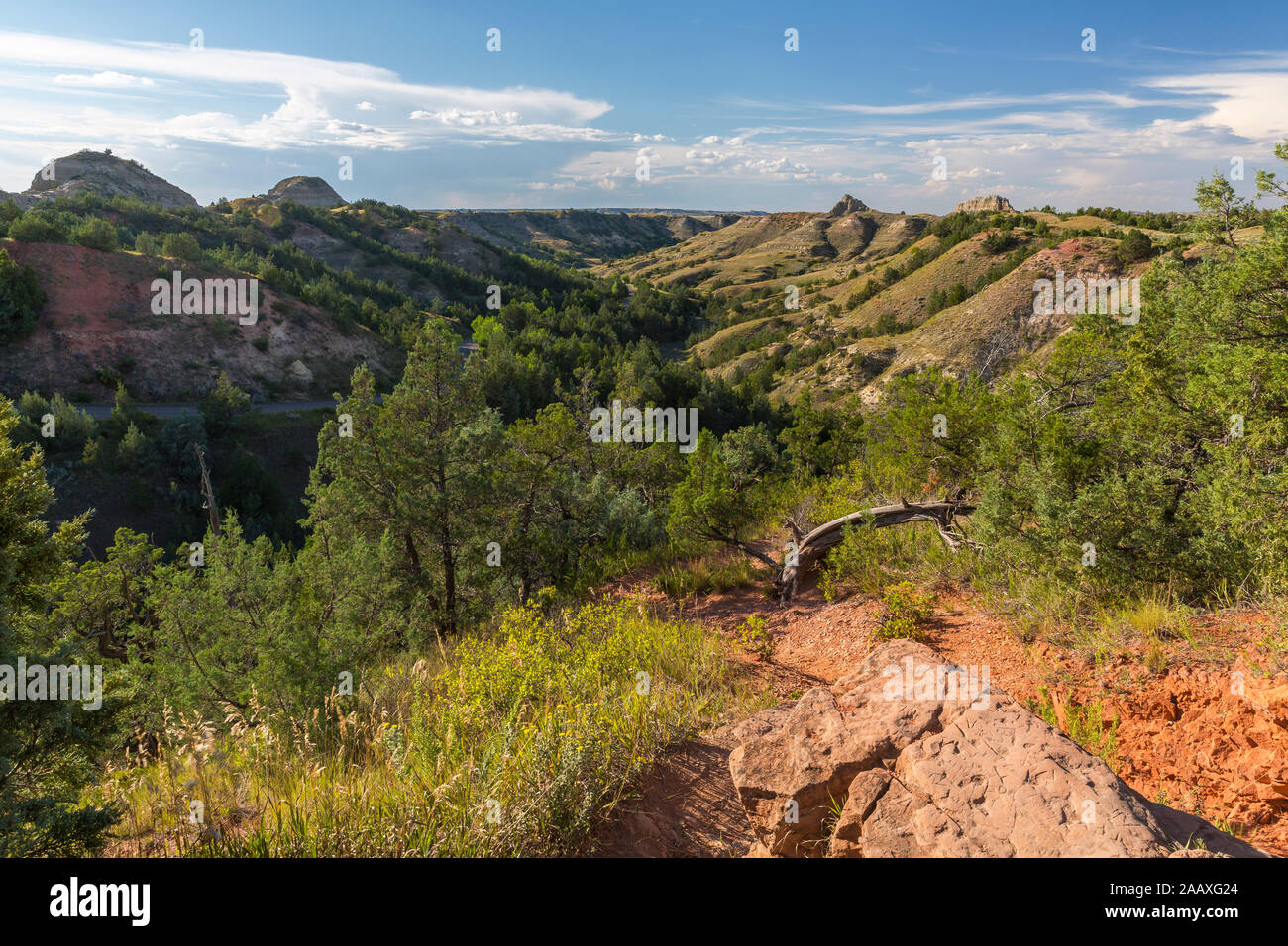 Badlands of North Dakota Scenic - Badlands Of North Dakota Scenic Landscape 2AAXG24 