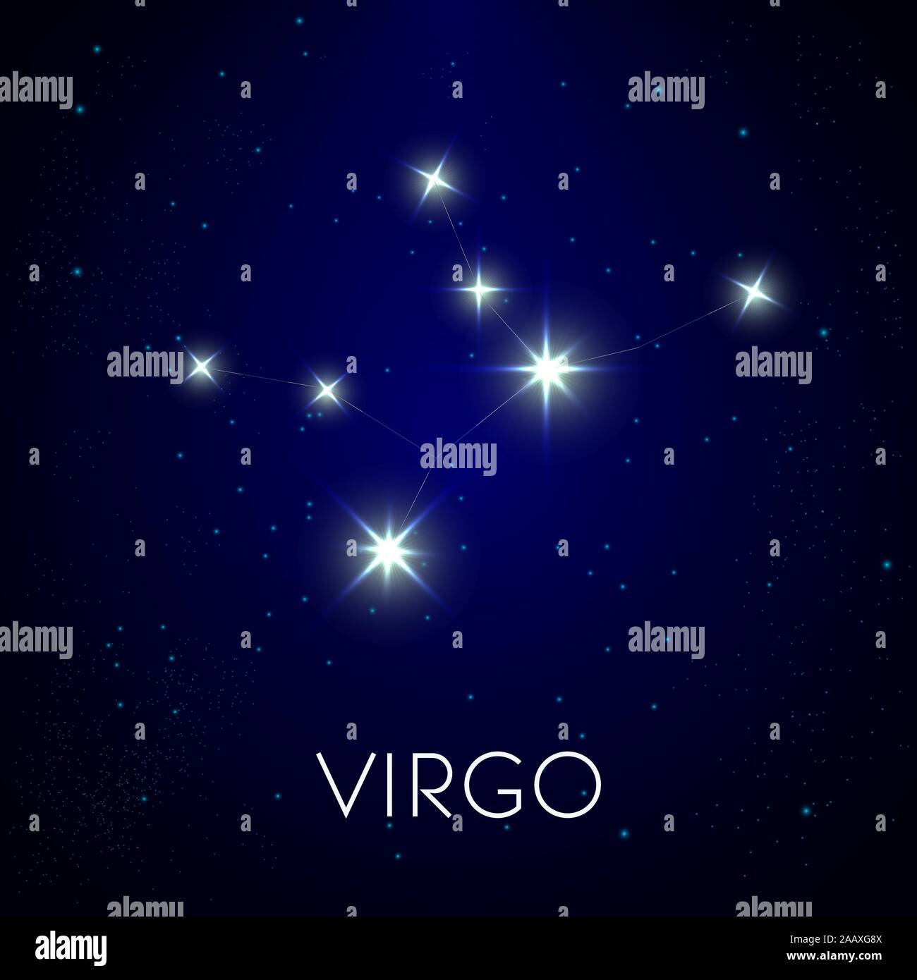 Virgo Constellation High Resolution Stock Photography And Images Alamy