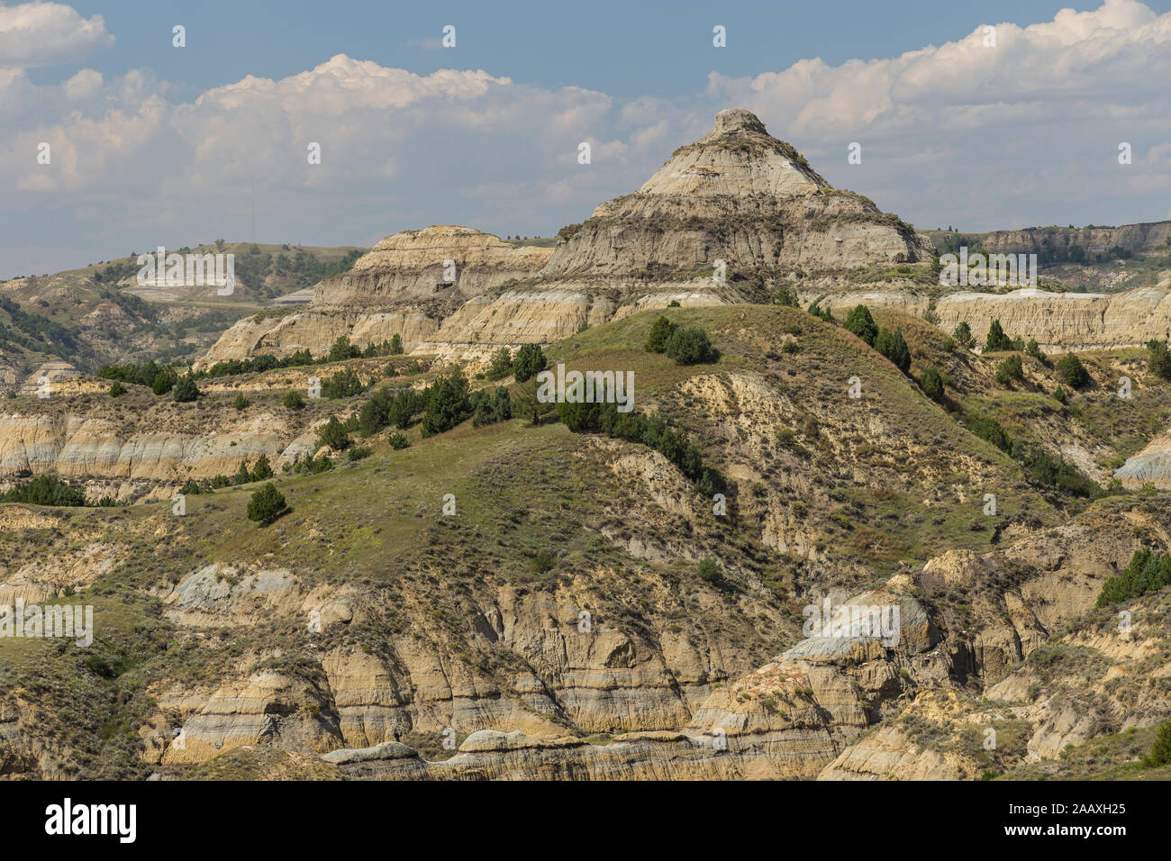Badlands of North Dakota Scenic Landscape Stock Photo Alamy