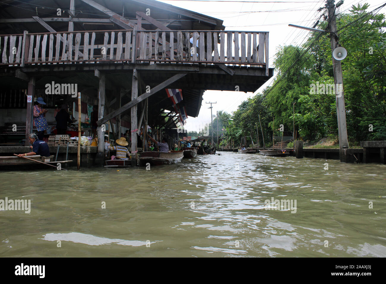 Bangkok Floating Market Stock Photo - Alamy