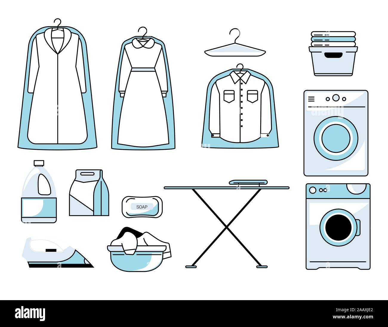 Dry Cleaners Cut Out Stock Images Pictures Alamy