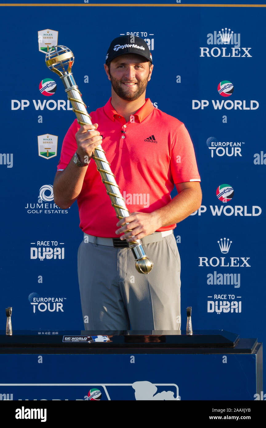 Dp world tour championship trophy hi-res stock photography and images