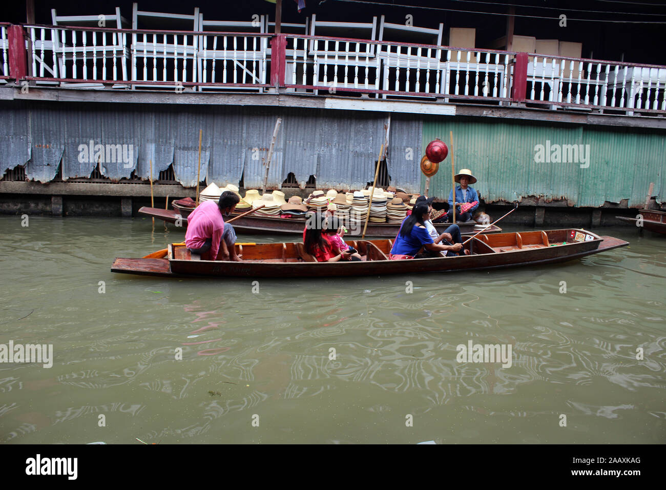 Bangkok Floating Market Stock Photo - Alamy