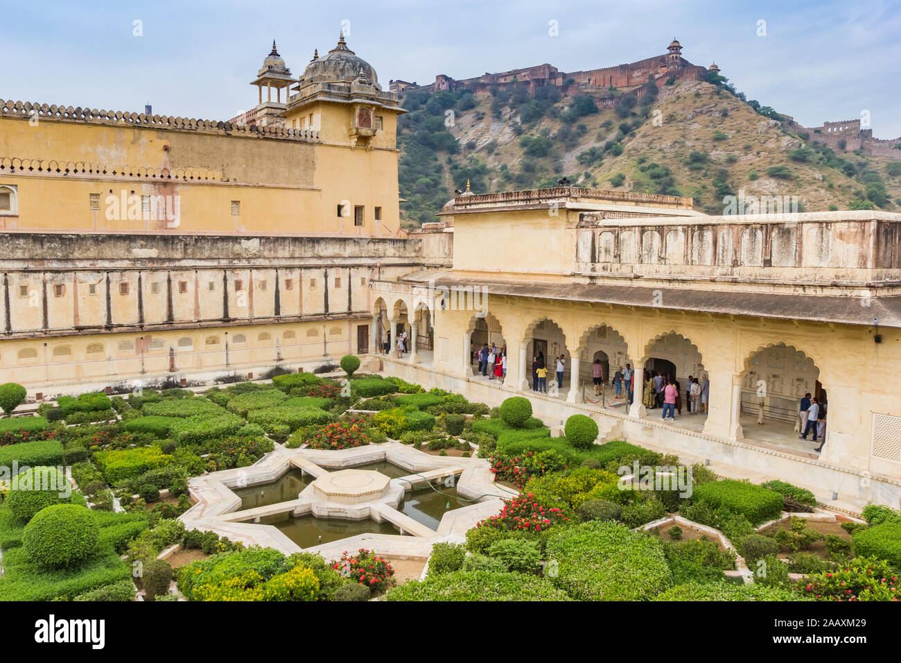 Sheesh Mahal Amber Fort Jaipur India Hi-res Stock Photography And ...