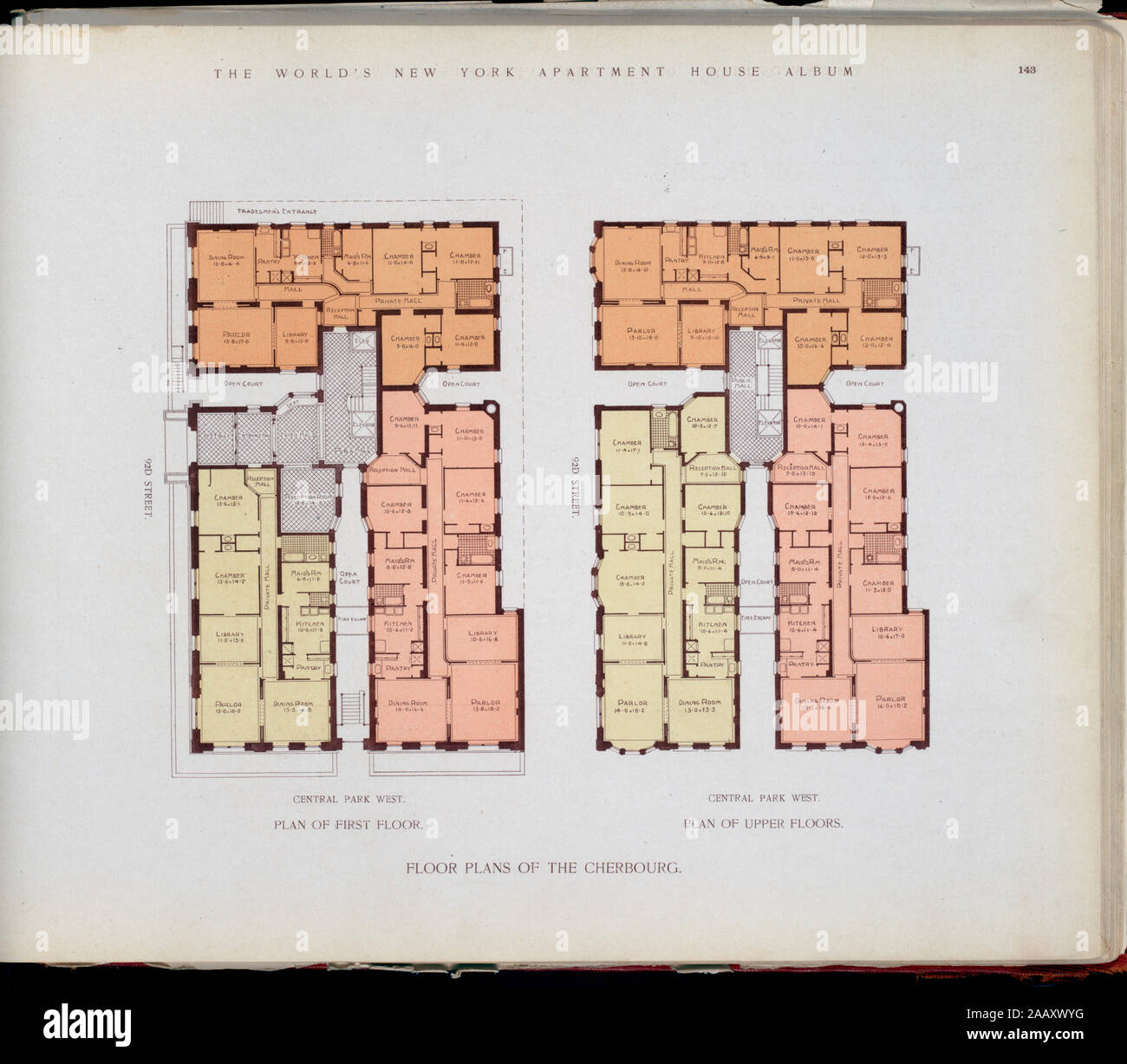 Floor plans of The Cherbourg Floor plans of The Cherbourg.; Floor plans