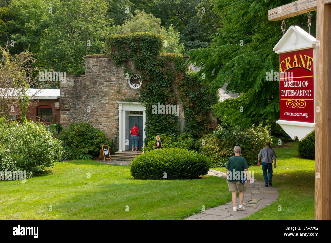 Crane Museum of Paper making in Dalton MA Stock Photo Alamy