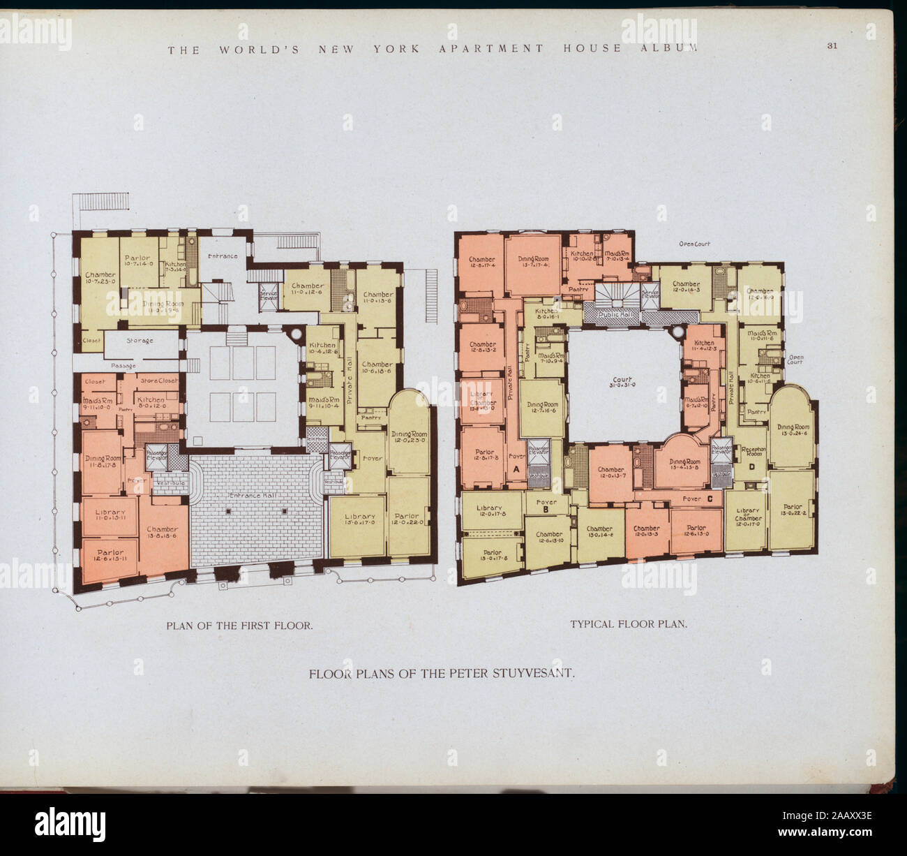 Floor plans of the Peter Stuyvesant Floor plans of the Peter Stuyvesant.; Floor plans of the