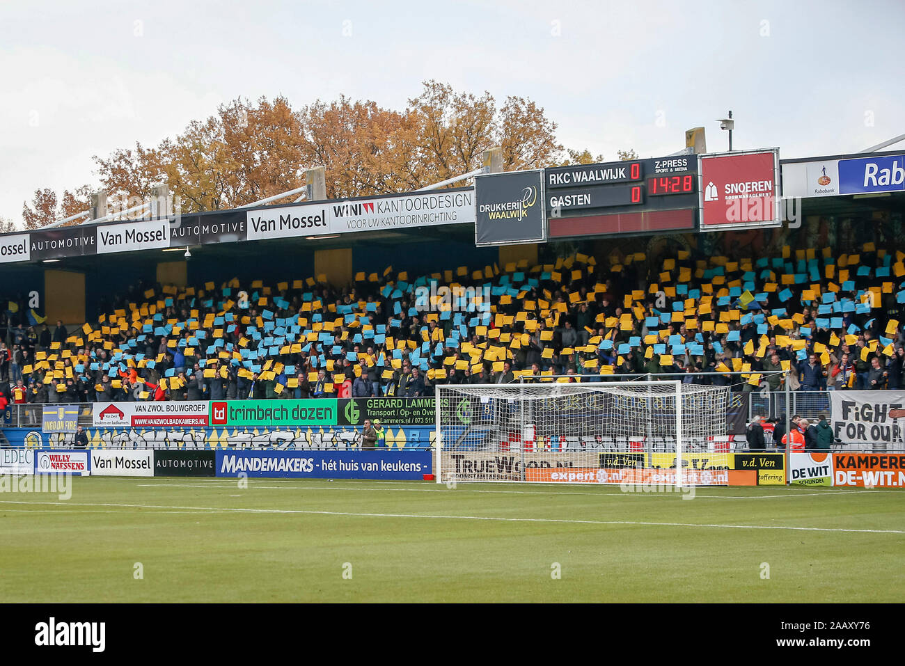 Waalwijk Netherlands 24th Nov 2019 Waalwijk 24 11 2019 Mandemakers Stadion Eredivisie Season 2019 2020 Atmosphere In The Stadium During The Match Credit Pro Shots Alamy Live News Stock Photo Alamy