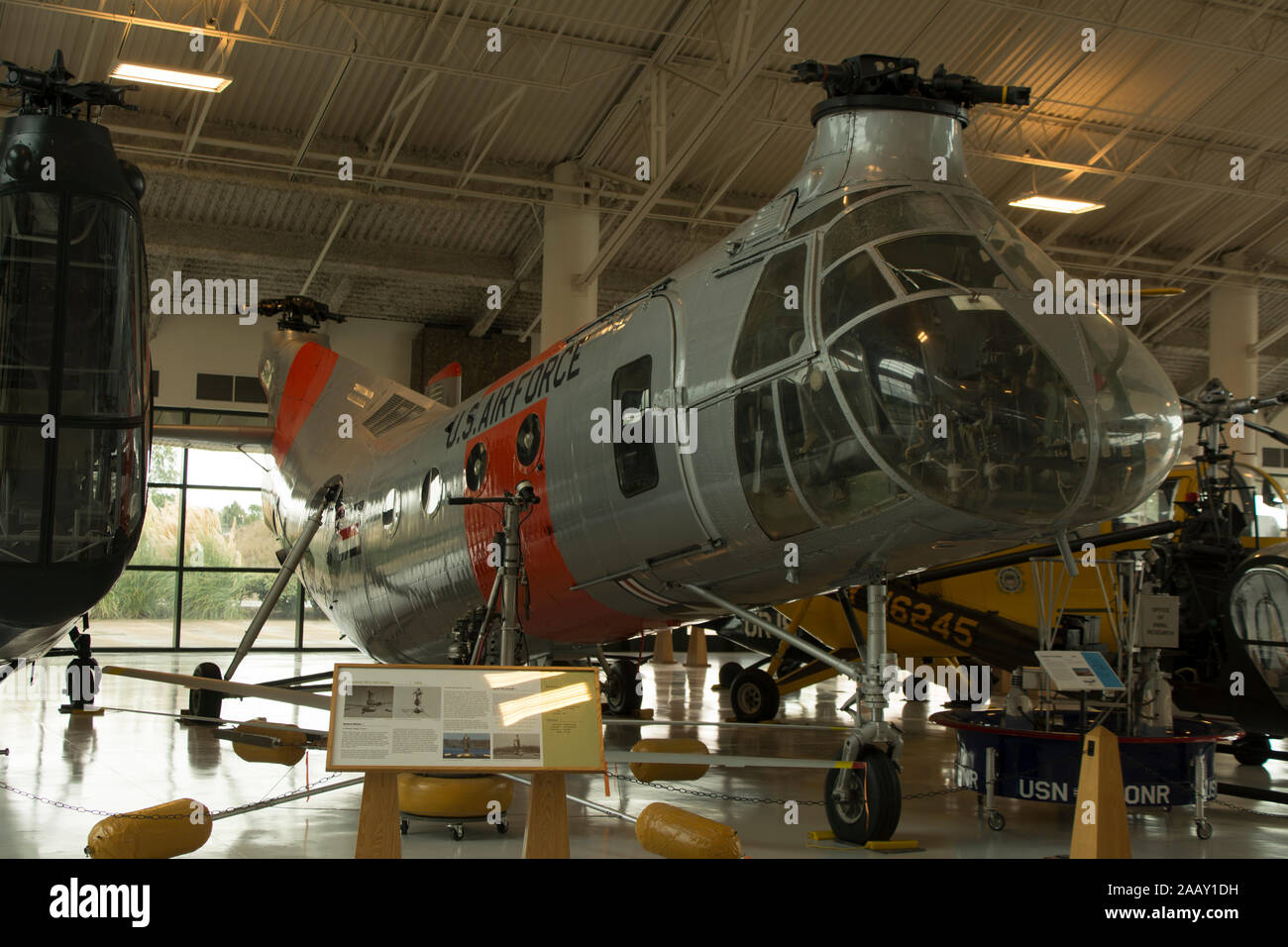Piasecki H-21 Shawnee at the Evergreen Aviation and Space Museum in McMinnville, Oregon Stock Photo