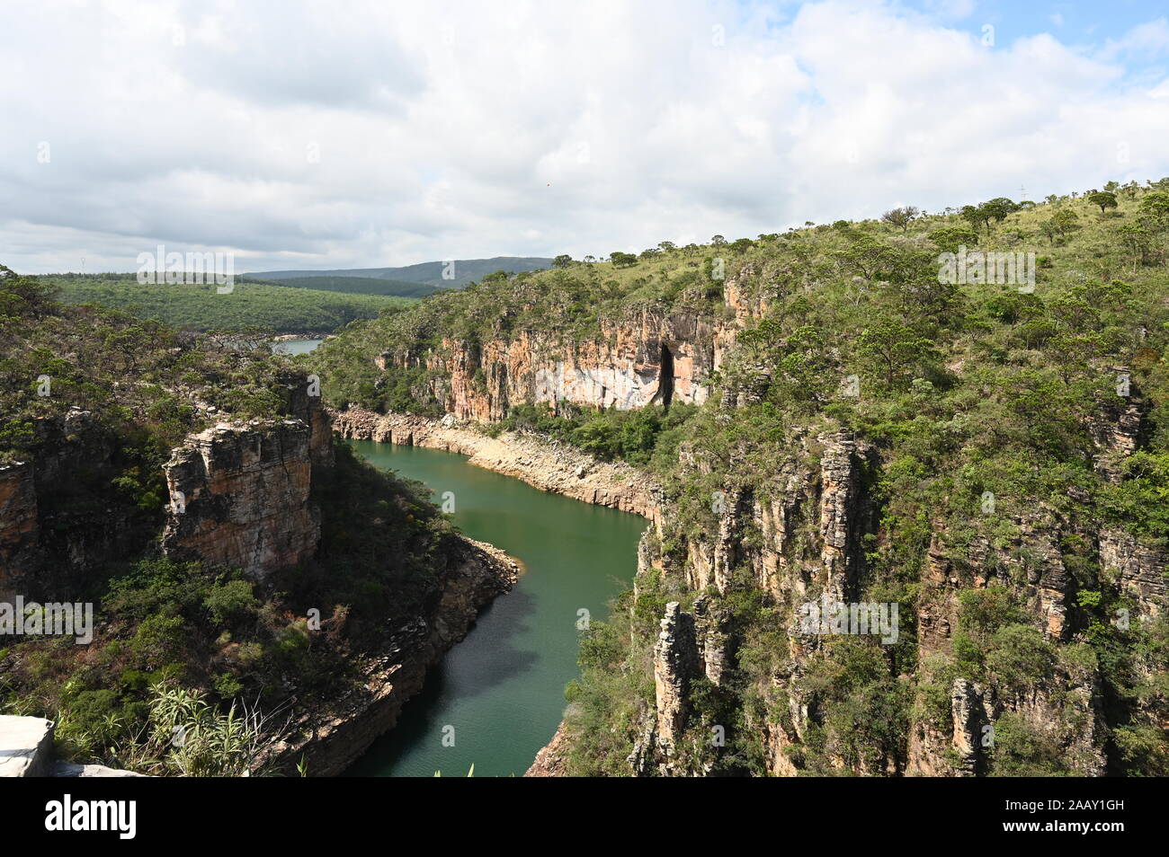 Canyons in Capitolio - MG - Brazil Stock Photo