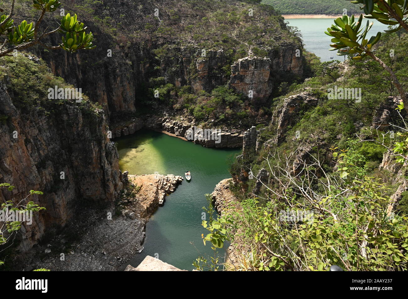 Canyons in Capitolio - MG - Brazil Stock Photo