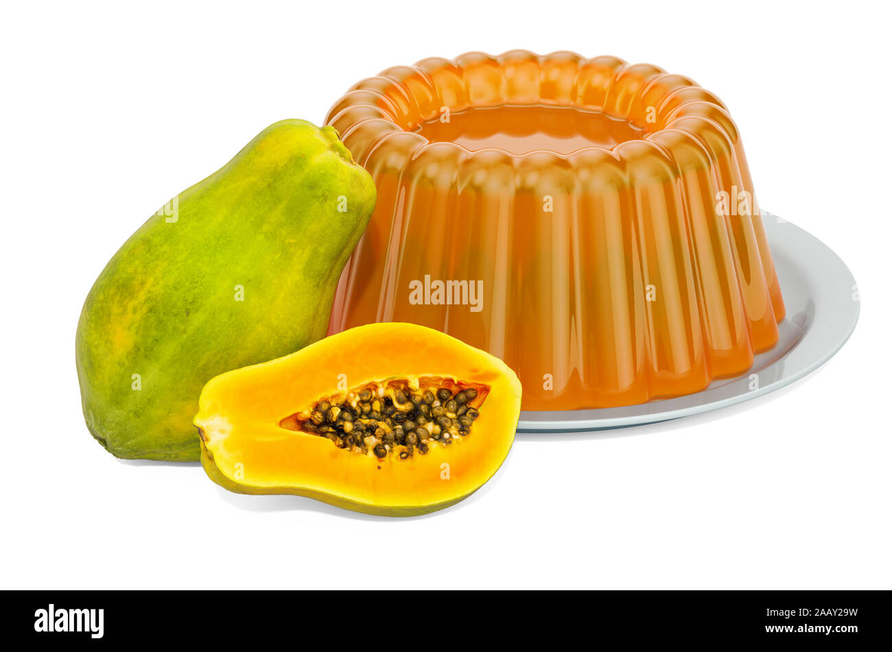 Papaya jelly hi-res stock photography and images - Alamy