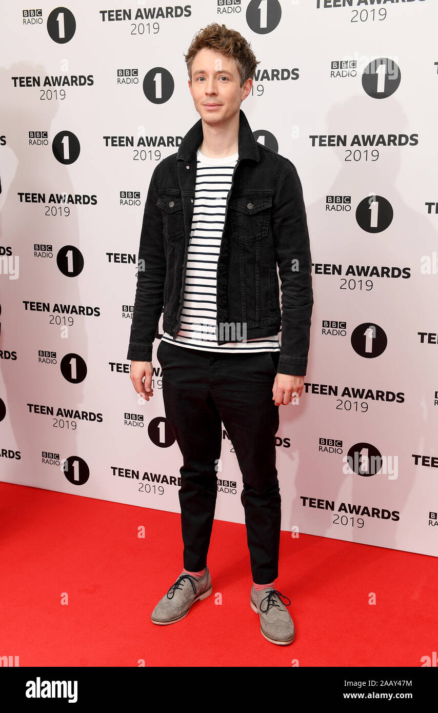 Matt Edmondson attending the BBC Radio 1 Teen Awards 2019 held at