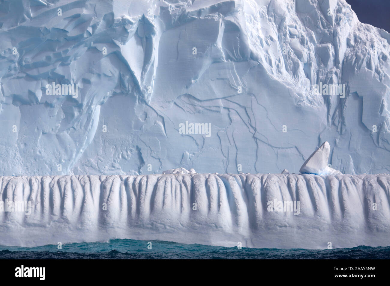 Eisberg Detail in der Antarktis Stock Photo