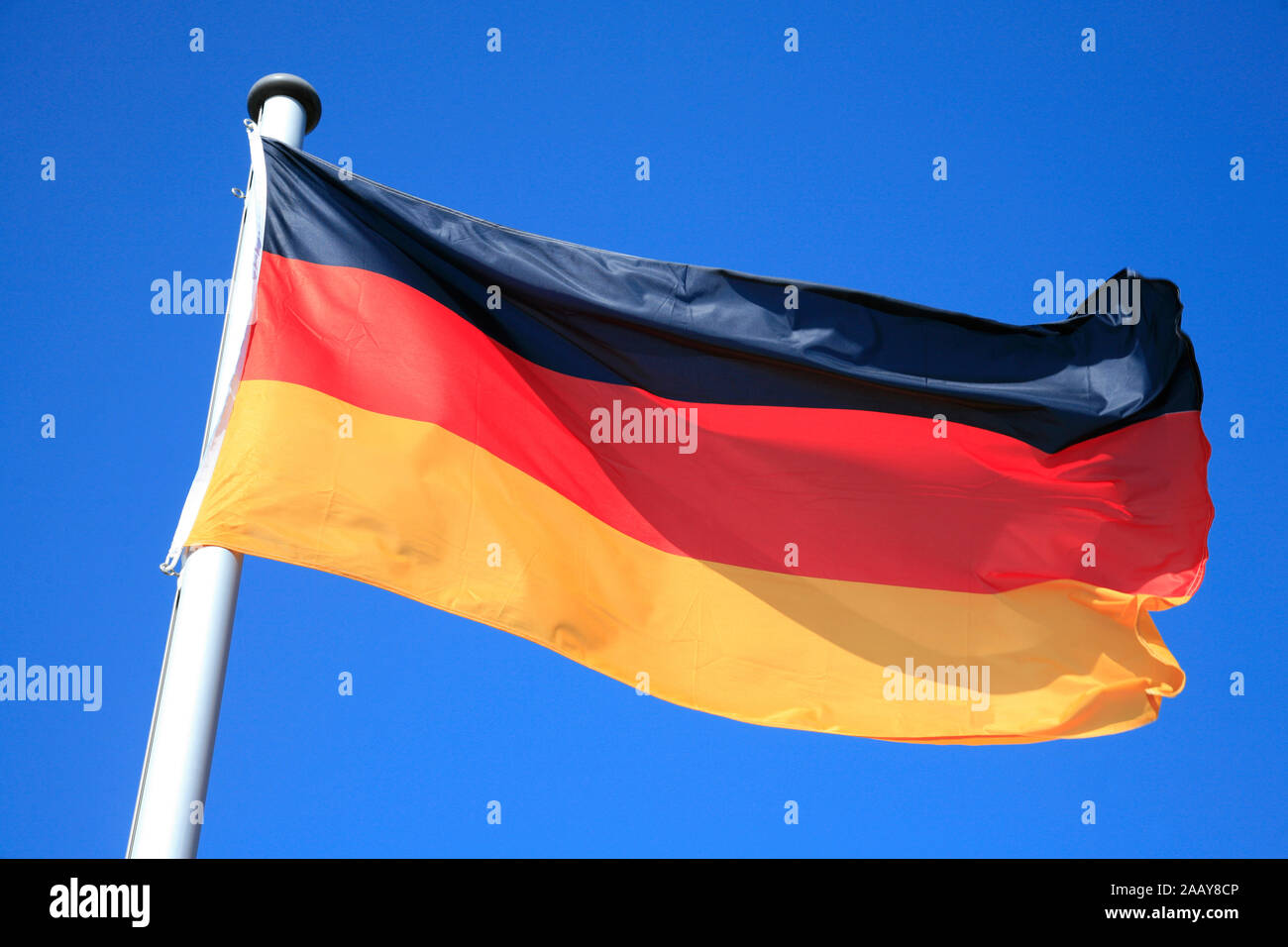 Deutschlandfahne, Deutschland, Ruegen | german national flag, Germany, Ruegen | BLWS077649.jpg [ (c) blickwinkel/fotototo Tel. +49 (0)2302-2793220, E- Stock Photo