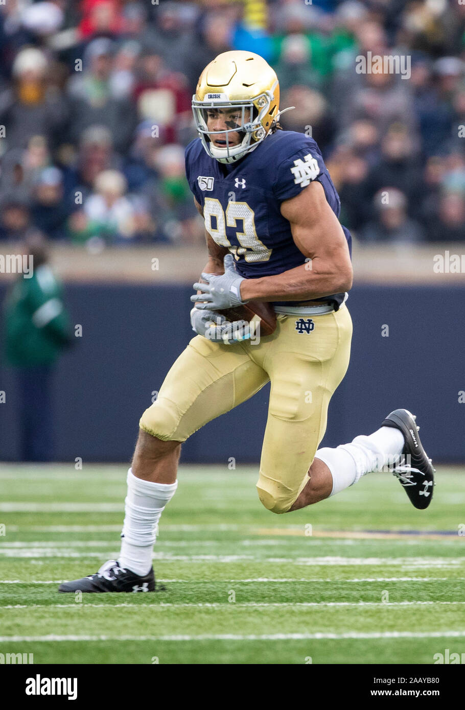 Notre Dame Wide Receiver Chase Claypool Editorial Stock Photo