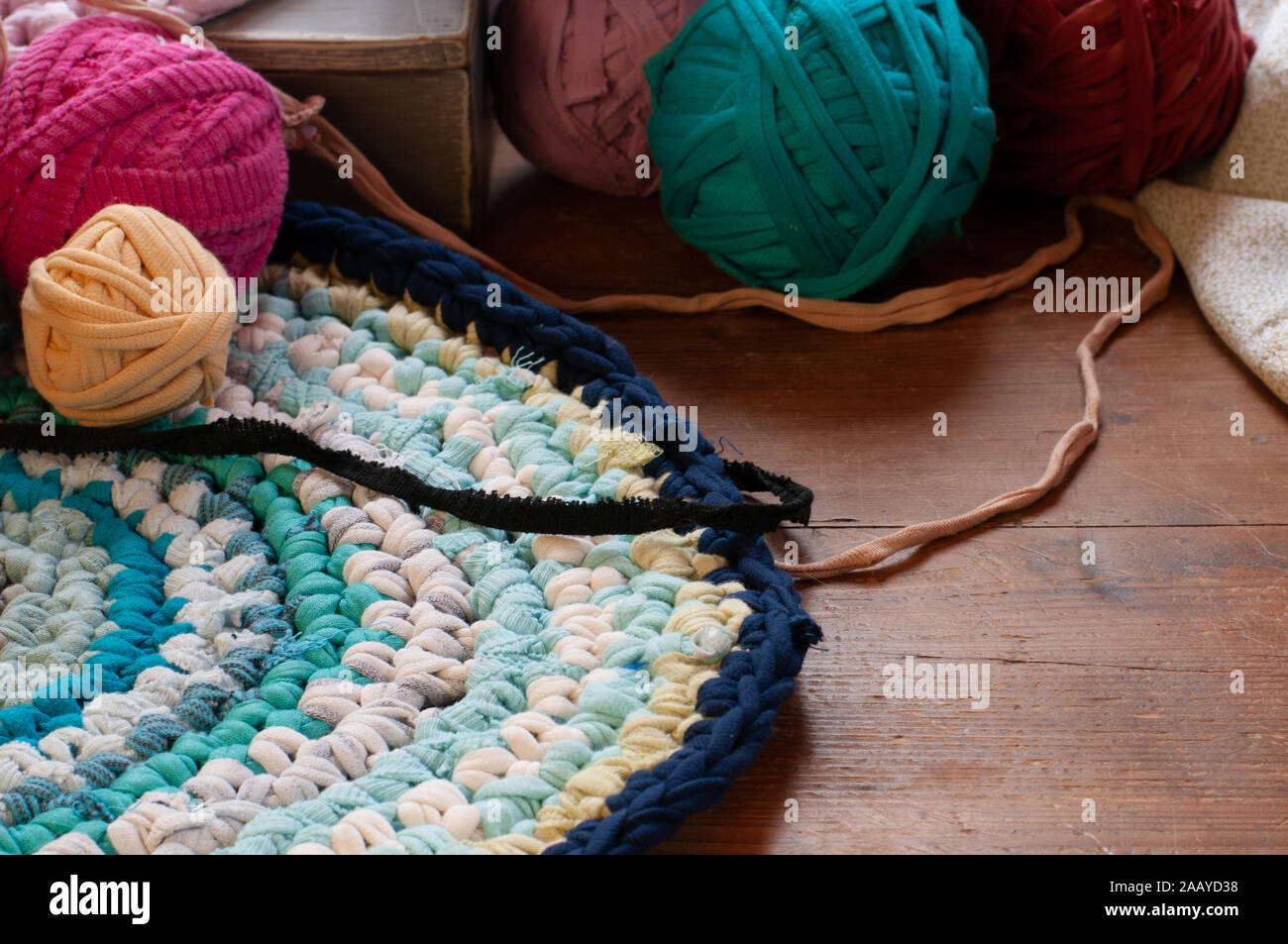 Colorful Cotton Balls Stock Photo 59625835