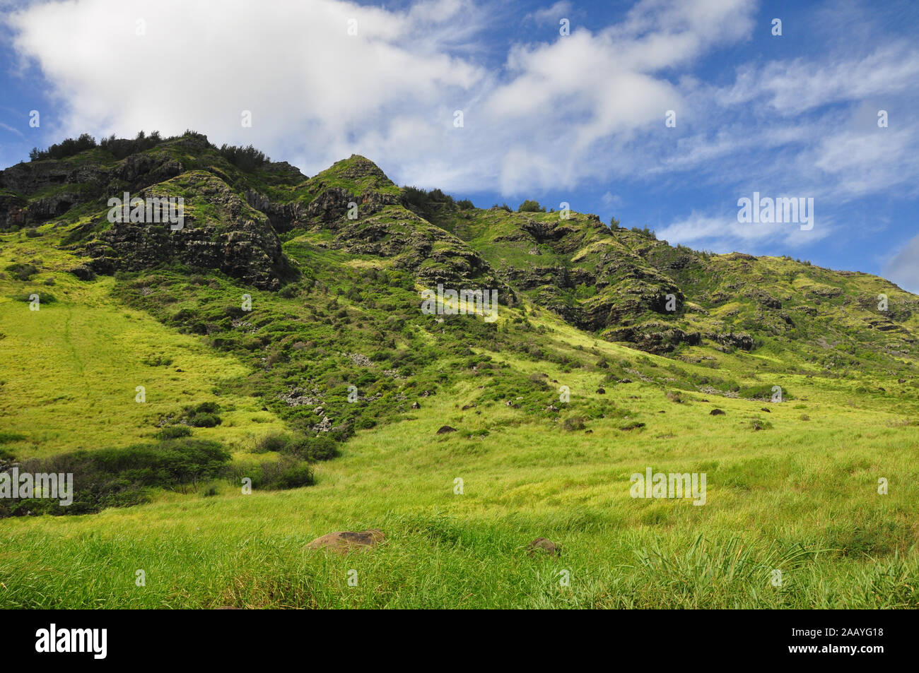 Mokuleia Beach Park, Kaena Point at the North Shore on Oahu Island ...