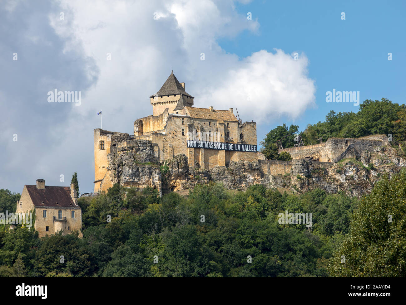 Chateau de Castelnaud, medieval fortress at Castelnaud-la-Chapelle ...