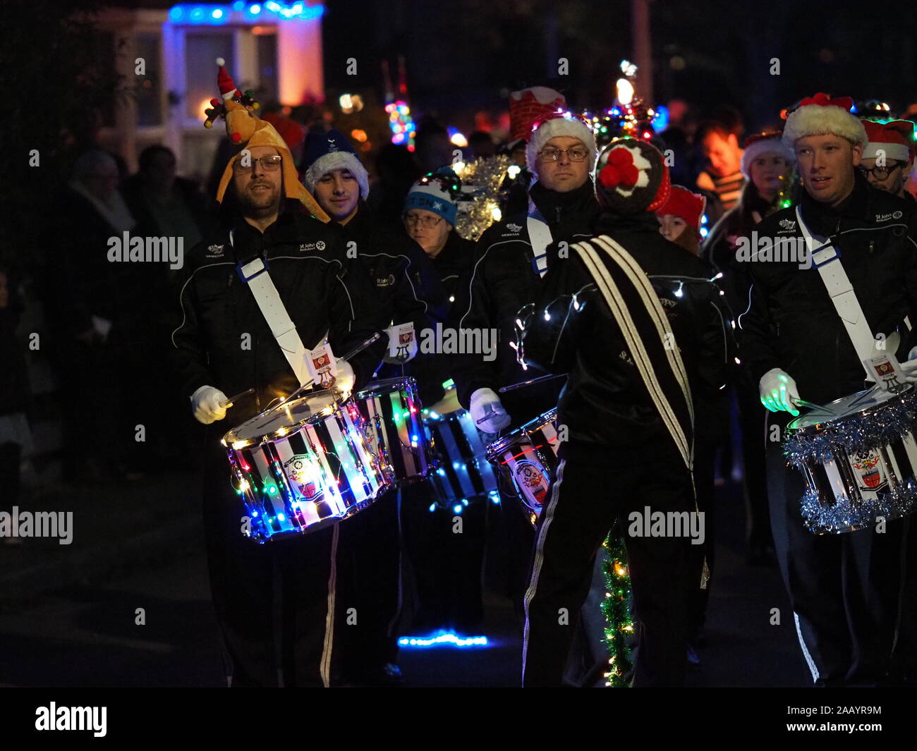 Queenborough, Kent, UK. 24th November, 2019. Queenborough Christmas