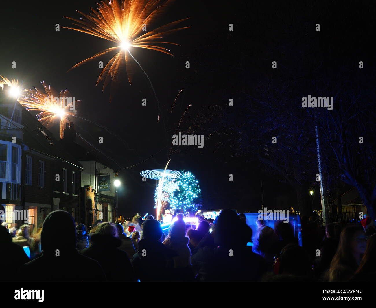 Queenborough, Kent, UK. 24th November, 2019. Queenborough Christmas