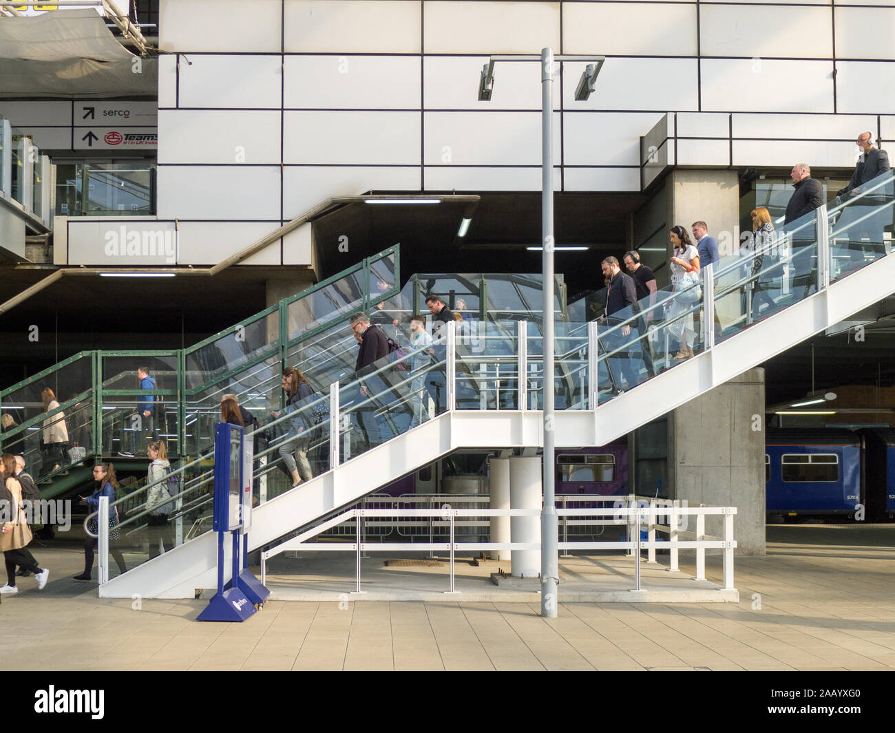 Victoria Railway Station, Manchester, UK Stock Photo
