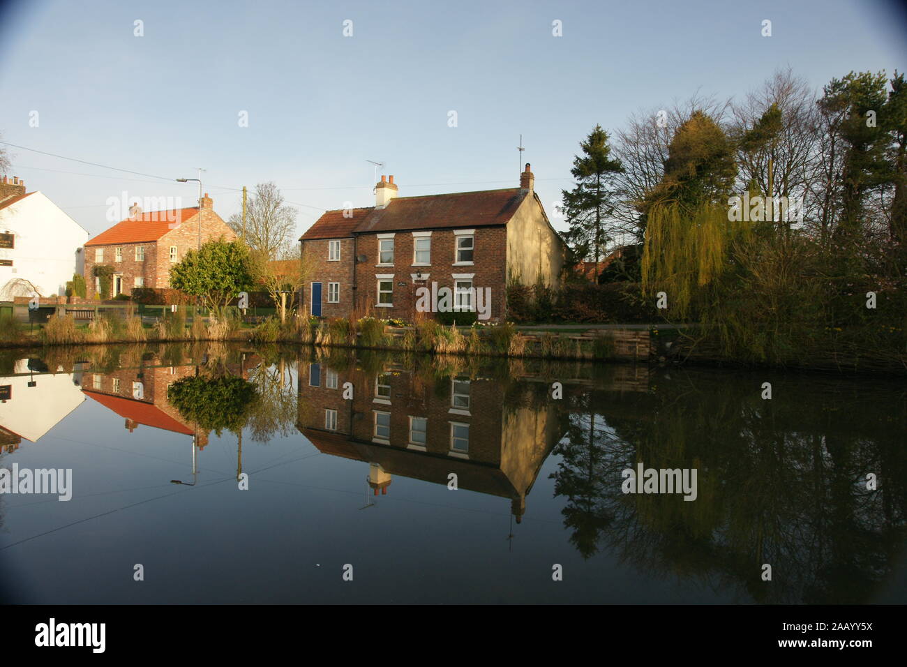 yorkshire wolds landscape, wetwang Stock Photo